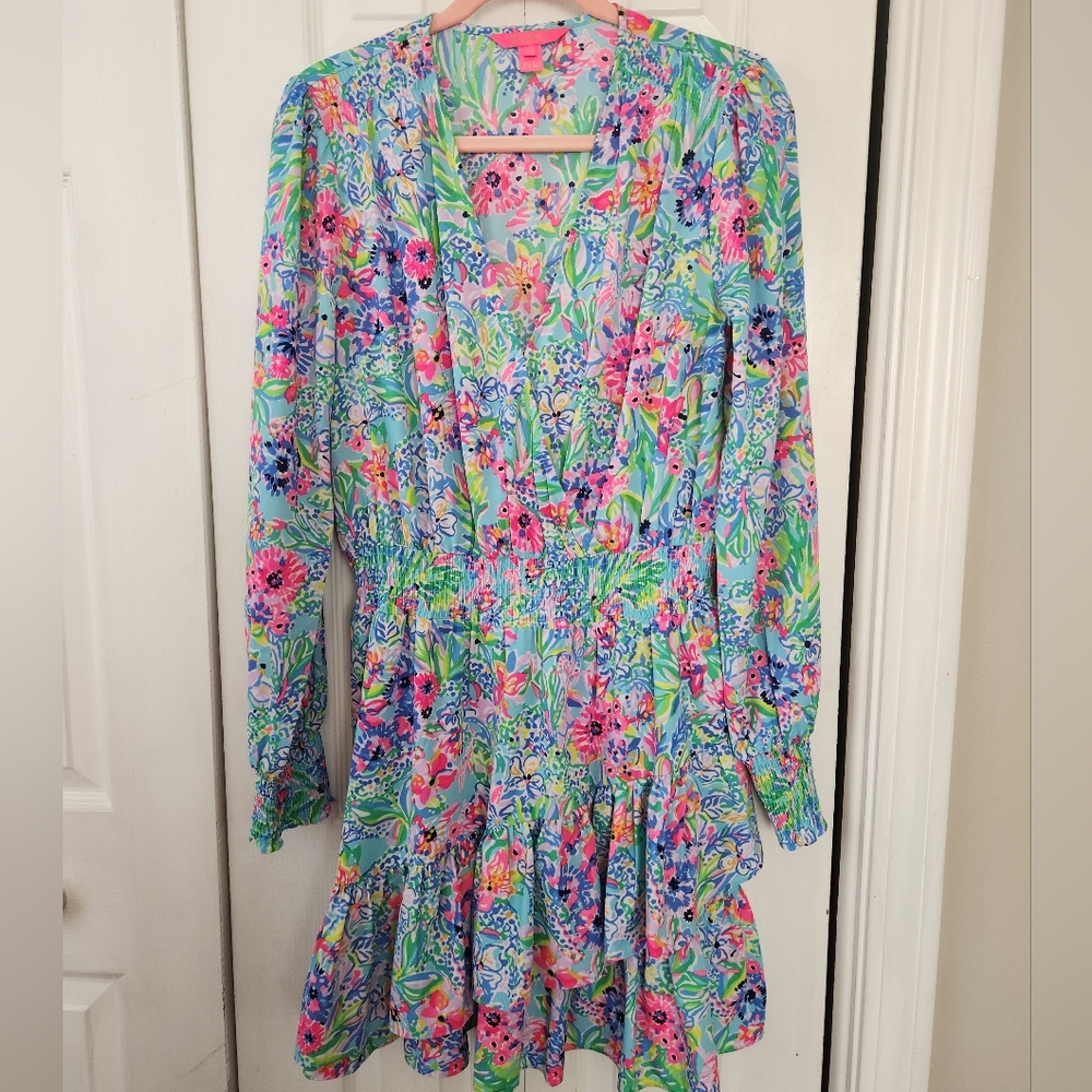 Lilly Pulitzer Cristiana Dress "Alligator Isle" - Picture 2 of 9